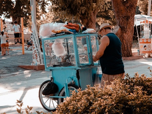 máquina de algodão doce clássica